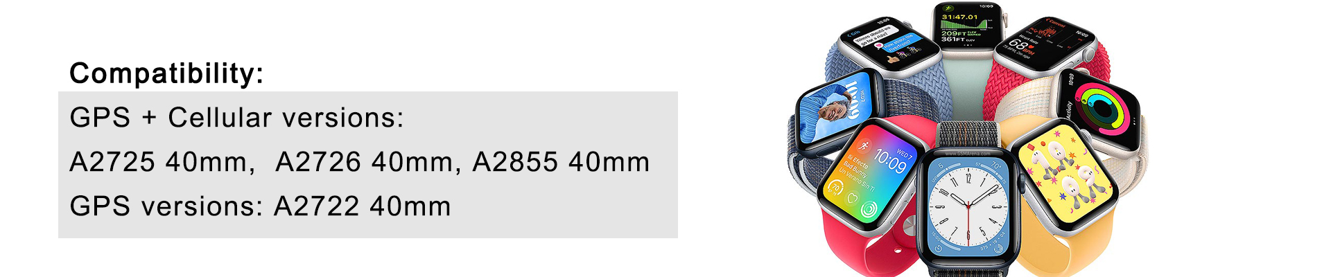 For Series SE(2nd Gen) 40mm For Series SE(2nd Gen) 40mm