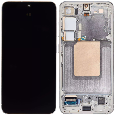 For Samsung Galaxy S24 5G S921 OLED Screen Digitizer Assembly with Front Frame - Jade Green - OEM New