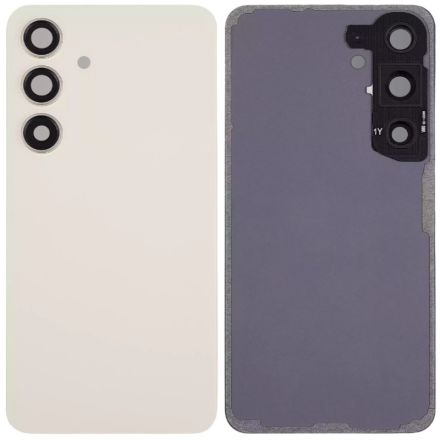 For Samsung Galaxy S24 5G S921B/S921U/S921U1/S921W/S921N/S921E Battery Cover with Small Parts - Amber Yellow