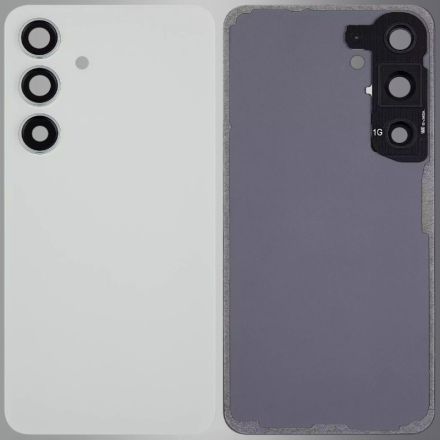 For Samsung Galaxy S24 5G S921B/S921U/S921U1/S921W/S921N/S921E Battery Cover with Small Parts - Jade Green