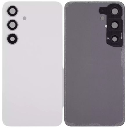 For Samsung Galaxy S24 5G S921B/S921U/S921U1/S921W/S921N/S921E Battery Cover with Small Parts - Marble Grey