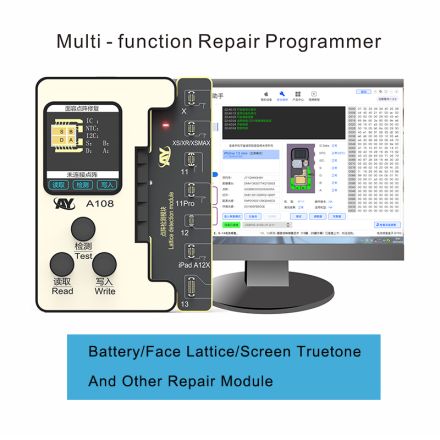AY A108 Multi-function Repair Programmer with Face ID Lattice Repair Module for APH X-14 Pro Max