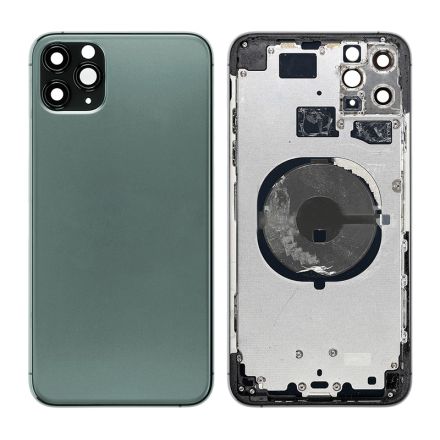 For iPhone 11 Pro Max Back Cover - Green - Without Words - OEM Assembled