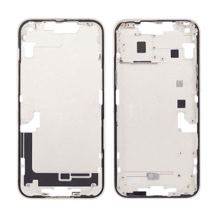 For iPhone 14 Plus Middle Frame Rear Housing Assembly - Starlight - OEM Assembled