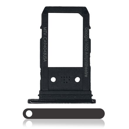 For Google Pixel 3a XL SIM Card Tray - Black
