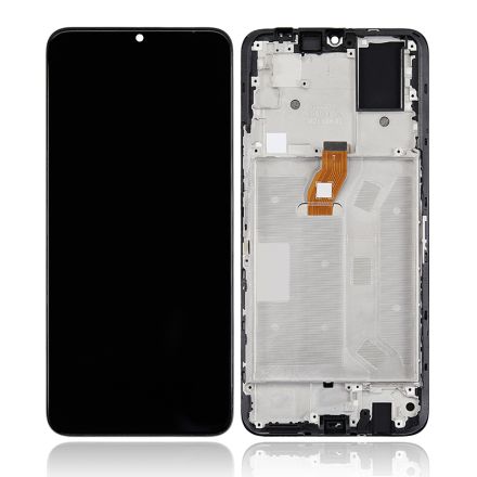 For Huawei Honor X7 LCD Screen Digitizer Assembly with Frame - Silver - OEM Assembled