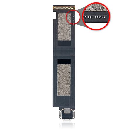 For iPad Pro 12.9 Charging Port Flex Cable Ribbon (WiFi Version) - White