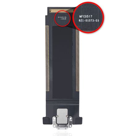 For iPad Pro 12.9 (2nd Gen) Charging Port Flex Cable Ribbon (WiFi Version) - White