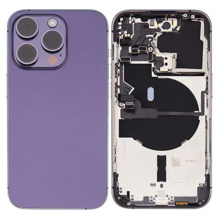 For iPhone 14 Pro Max Back Cover Rear Housing Assembly - Deep Purple - OEM Assembled