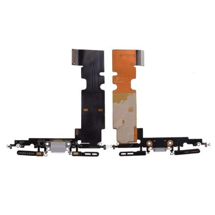 For iPhone 8 Plus Charging Port Flex Cable Ribbon - Light Gray - OEM New