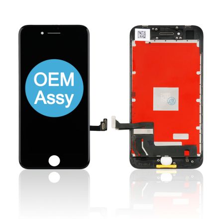 For iPhone 8/SE 2020 LCD & Digitizer Assembly with Frame - Black - OEM Assembled