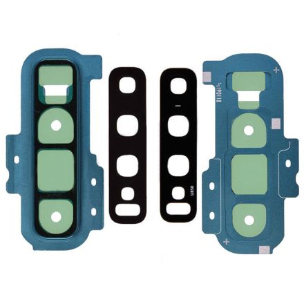 For Samsung Galaxy S10+ G975/G975U/G975F Camera Lens with Bezel - Green