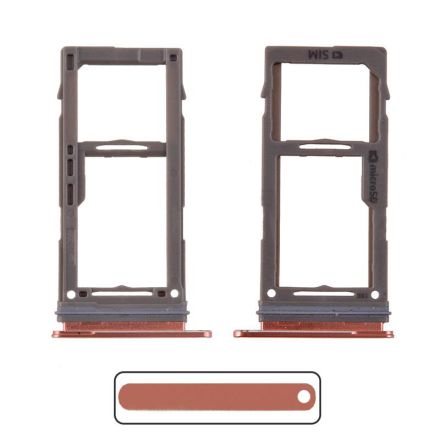 For Samsung Galaxy S10 G973/S10+ G975 Series SIM Card Tray - Coral
