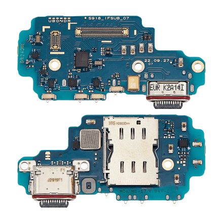 For Samsung Galaxy S23 Ultra 5G S918B Charging Port with PCB Board