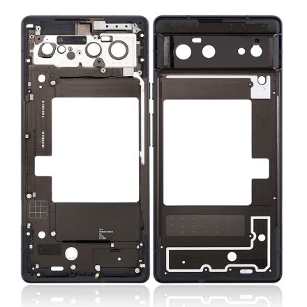 For Google Pixel 6 Middle Frame - Black