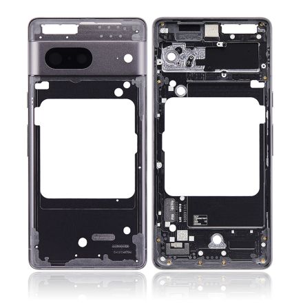 For Google Pixel 7 Middle Frame - Black - OEM New