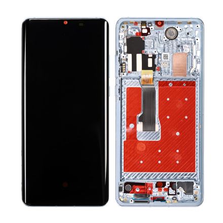 For Huawei P30 Pro LCD Screen Digitizer Assembly with Front Frame - Breathing Crystal - OEM Refurbished