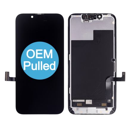 For iPhone 13 Mini OLED Screen Digitizer Assembly with Frame - Black - OEM Assembled