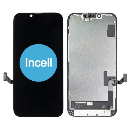 For Apple iPhone 14 Plus LCD Screen Digitizer Assembly with Frame - Black - Incell