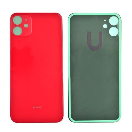 For iPhone 11 Battery Door Back Cover - Red