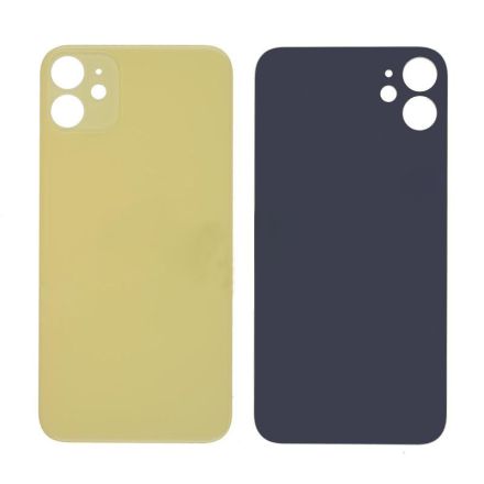 For iPhone 11 Battery Door Back Cover - Yellow