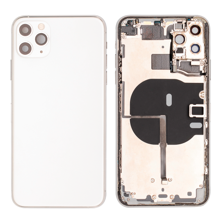 For iPhone 11 Pro Max Back Cover Assembly - Matte Silver