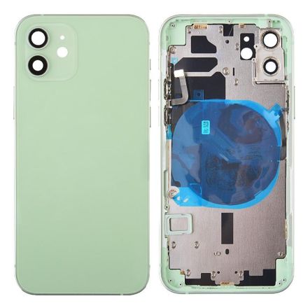 For iPhone 12 Back Cover with Small Parts - Green
