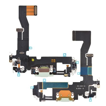 For iPhone 12 Charging Port Flex Cable Ribbon - Green - OEM Refurbished