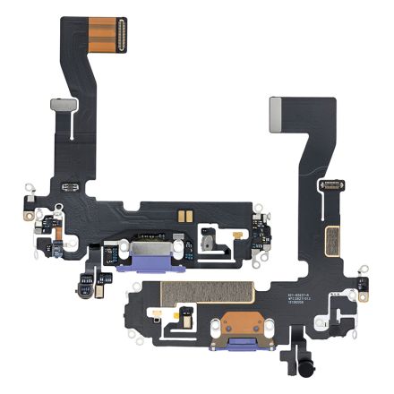 For iPhone 12 Charging Port Flex Cable Ribbon - Purple - OEM Refurbished