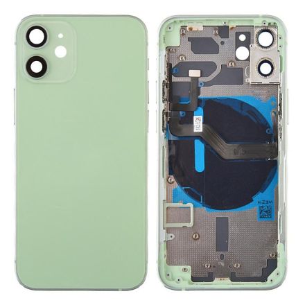 For iPhone 12 Mini Back Cover with Small Parts - Green