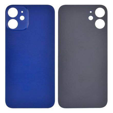 For iPhone 12 Mini Battery Door Back Cover - Blue