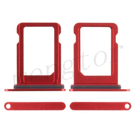 For iPhone 12 Mini SIM Card Tray - Red
