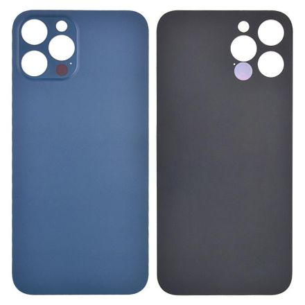 For iPhone 12 Pro Max Battery Door Back Cover - Blue