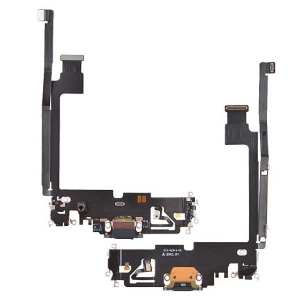 For iPhone 12 Pro Max Charging Port Flex Cable Ribbon - Blue - OEM Refurbished