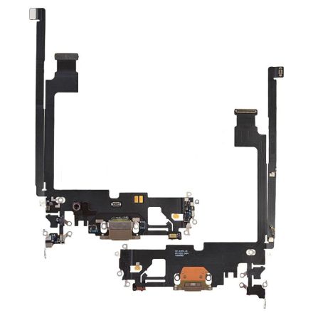 For iPhone 12 Pro Max Charging Port Flex Cable Ribbon - Gold - OEM Refurbished