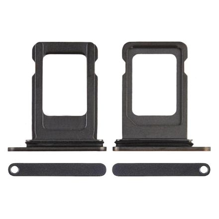 For iPhone 12 Pro Max SIM Card Tray - Black
