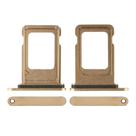 For iPhone 12 Pro Max SIM Card Tray - Gold