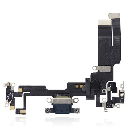 For iPhone 14 Charging Port Flex Cable Ribbon - Black - OEM Refurbished