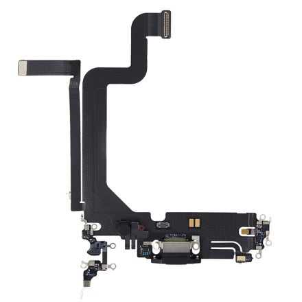 For iPhone 14 Pro Max Charging Port Flex Cable Ribbon - Black - OEM Pulled