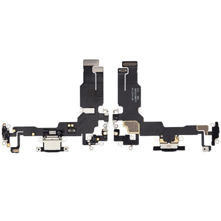 For iPhone 15 Charging Port Flex Cable Ribbon - Black - OEM New