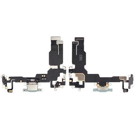 For iPhone 15 Charging Port Flex Cable Ribbon - Green - OEM New