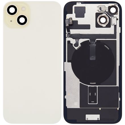 For iPhone 15 Plus Back Glass Housing Assembly - Yellow - OEM Assembled