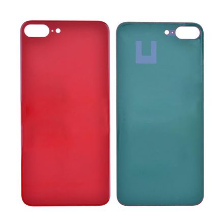 For iPhone 8 Plus Battery Cover Rear Glass - Red