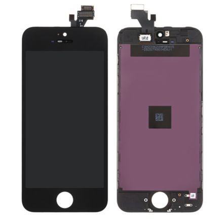 For iPhone 5 LCD Screen Digitizer Assembly with Frame - Black - OEM Assembled