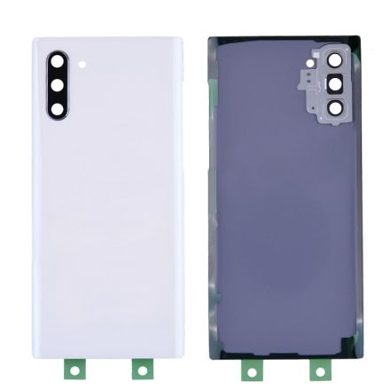 For Samsung Galaxy Note10 N970 Battery Cover - White - Samsung Logo