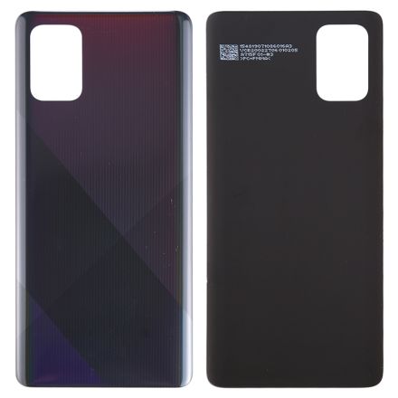 For Samsung Galaxy A71 SM-A715 Battery Cover - Black - Samsung Logo