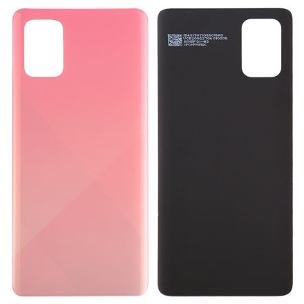 For Samsung Galaxy A71 SM-A715 Battery Cover - Pink - Samsung Logo