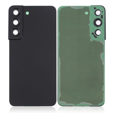 For Samsung Galaxy S22 5G S901/S901U/S901B Battery Cover with Small Parts - Black - Samsung Logo