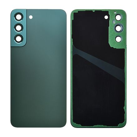For Samsung Galaxy S22+ 5G S906/S906U/S906B Battery Cover with Small Parts - Green - Samsung Logo