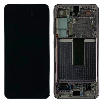 For Samsung Galaxy S23 5G S911B (International Version) OLED Screen Digitizer Assembly with Front Frame - Lavender - OEM New